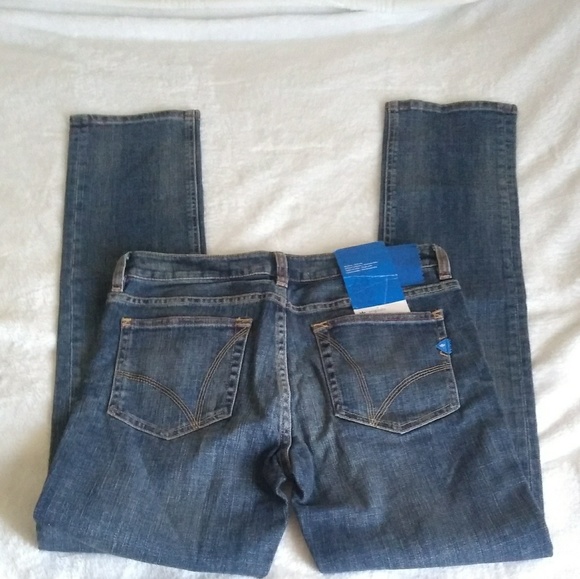Adidas Blue Skinny Fit Jeans. - Picture 3 of 5